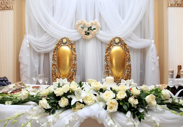 Hochzeitstisch — Stockfoto