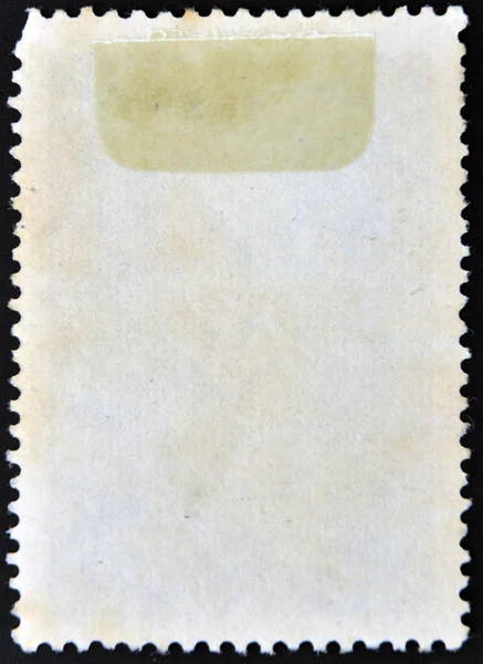 Die Rückseite einer Briefmarke. — Stockfoto