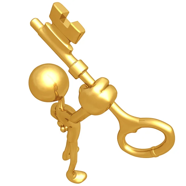 Arany kulcs — Stock Fotó
