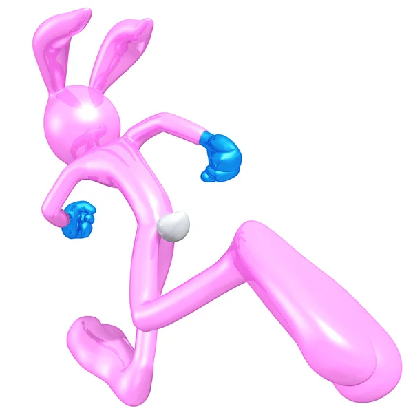 Easter Bunny Running — Stock Photo, Image