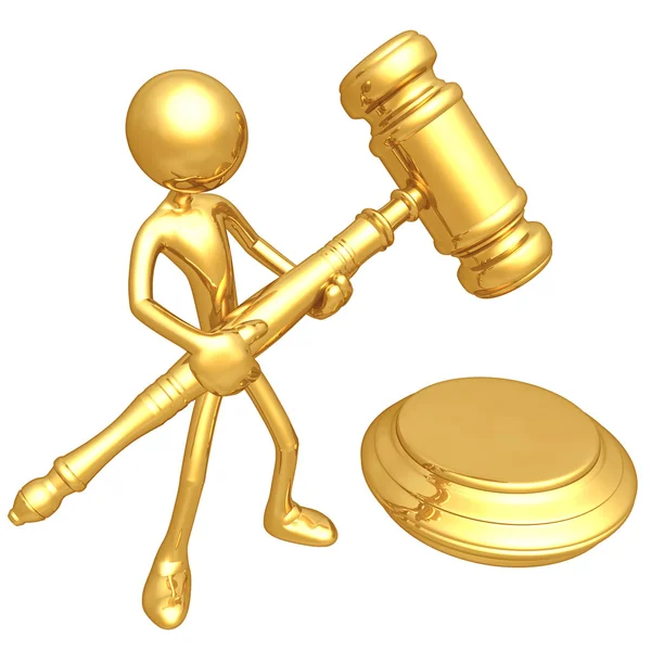 3D Judicial Gavel — Stock Photo, Image
