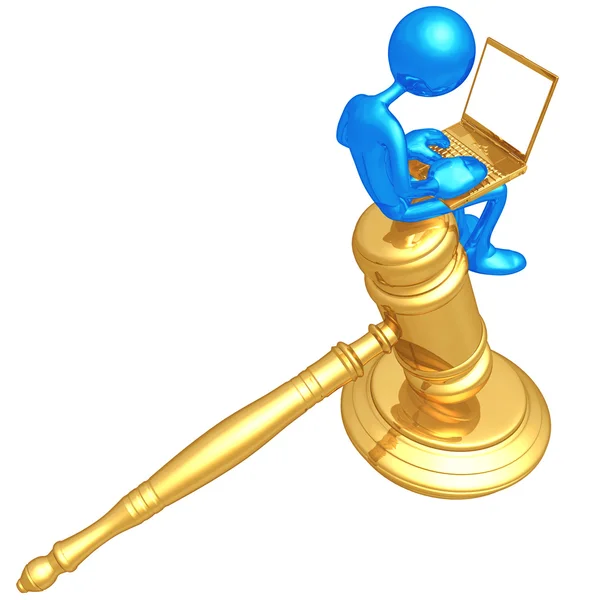 Juridische hulp online — Stockfoto