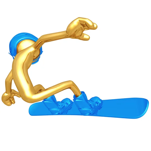 Snowboardozás — Stock Fotó