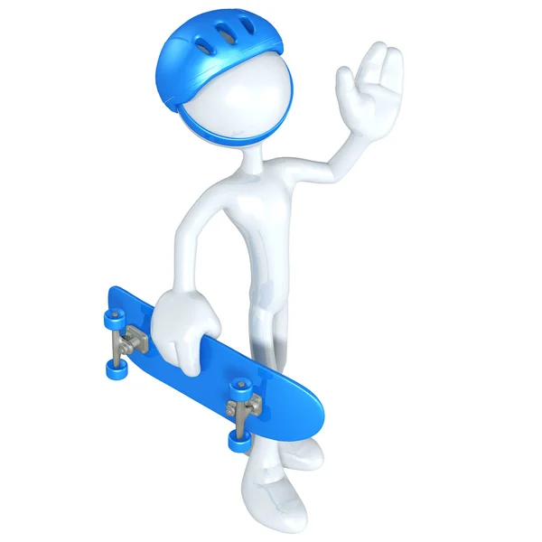 3D Skateboarding — Stock fotografie