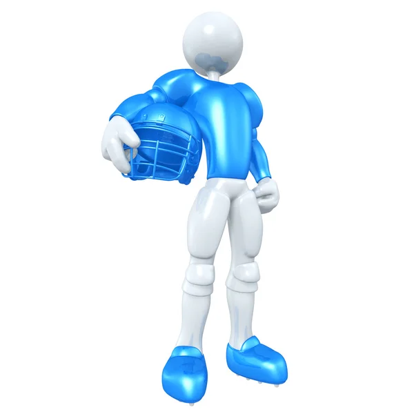 3D Football Player — Stock Photo, Image