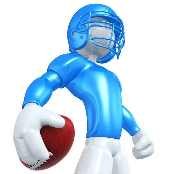 3D labdarúgó — Stock Fotó