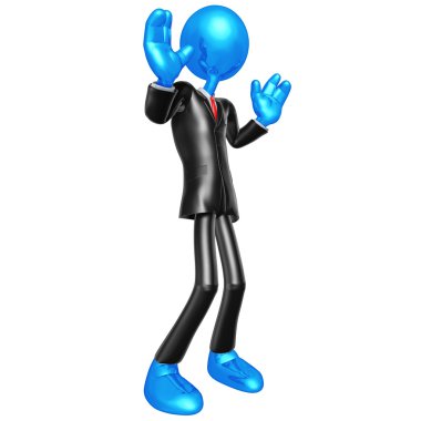 3D Businessman Presenter Character