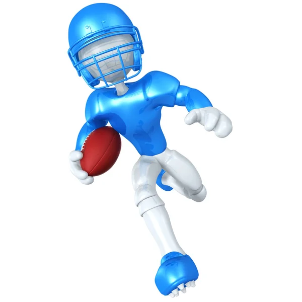 3D-Fußballspieler — Stockfoto