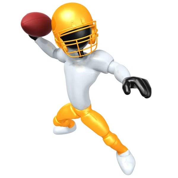 Joueur de football 3d — Photo