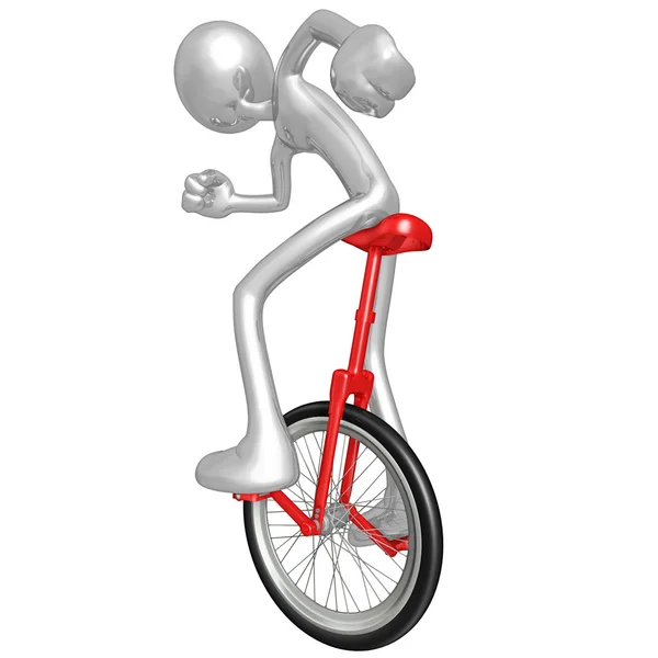Einradfahren — Stockfoto