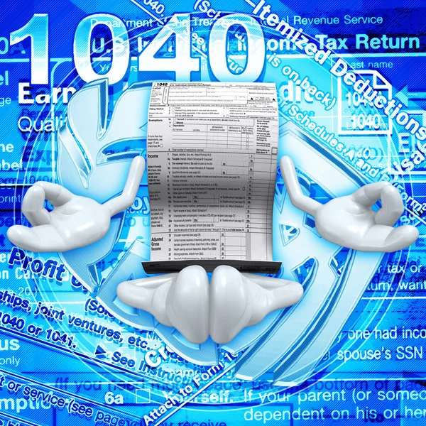 Impuestos 1040 —  Fotos de Stock