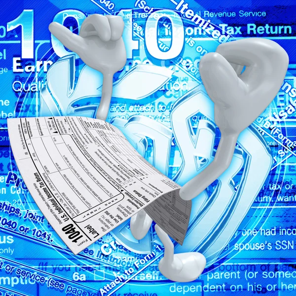 Impuestos 1040 — Foto de Stock
