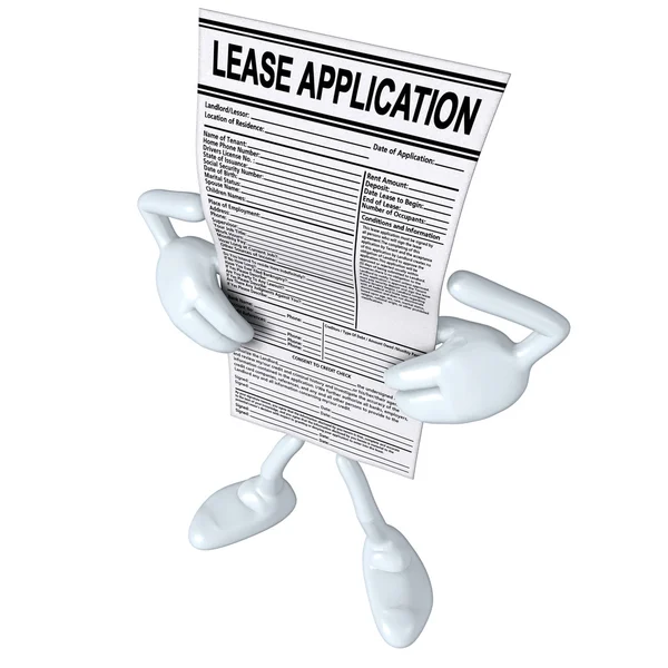 Lease Application — Stock Photo, Image