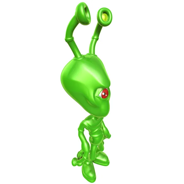 3D alien — Zdjęcie stockowe