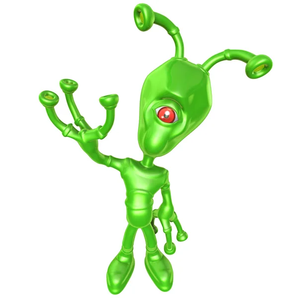 3D alien — Zdjęcie stockowe