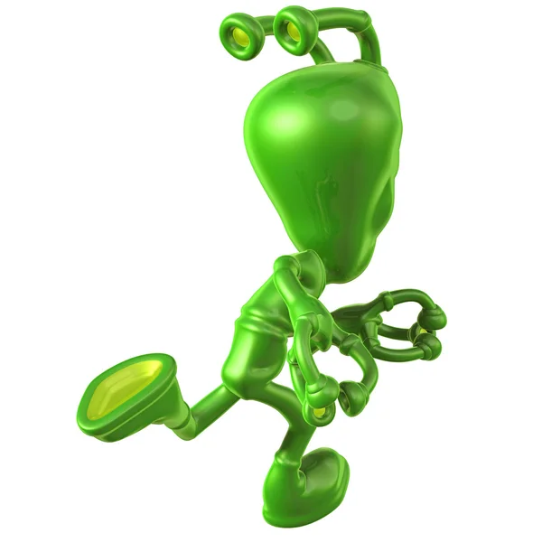 3D alien — Stockfoto