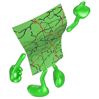 Road Map clipart