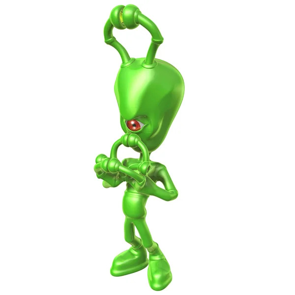 Alienígena 3D — Fotografia de Stock