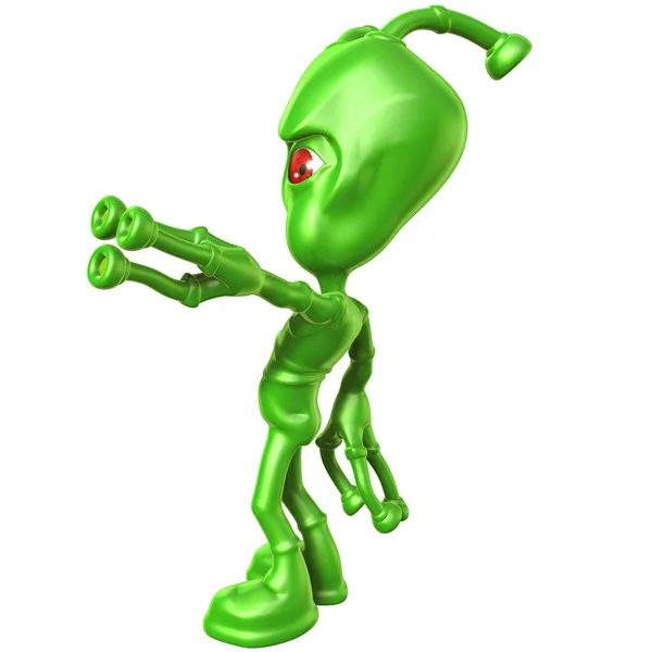 3D alien — Stockfoto