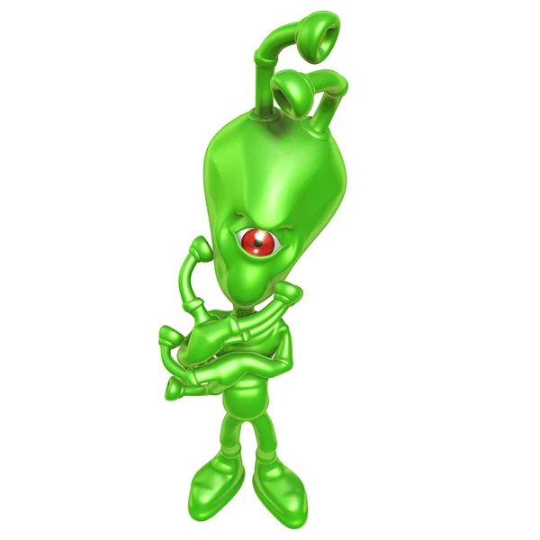3D alien — Stockfoto