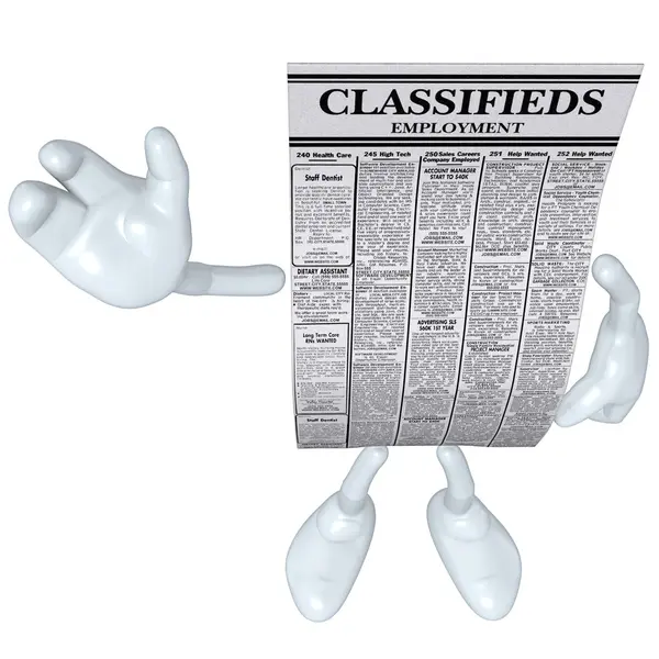 Werkgelegenheid classifieds — Stockfoto