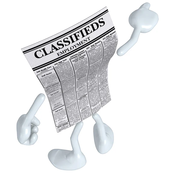Employment Classifieds — Stock Photo, Image
