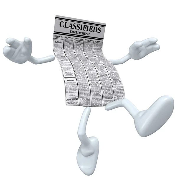 Employment Classifieds Stock Photo