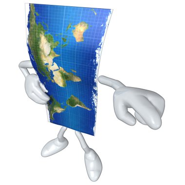 3D Dünya Haritası