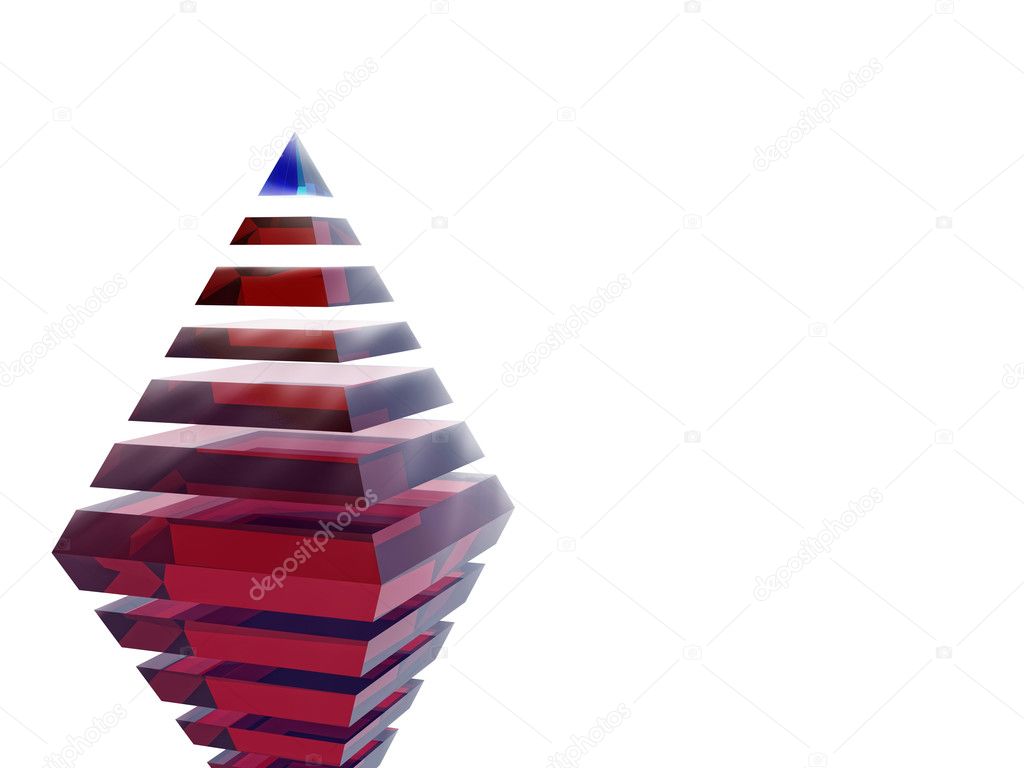 The pyramid of success and leadership