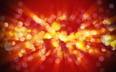 Blurred fire sparkles clipart