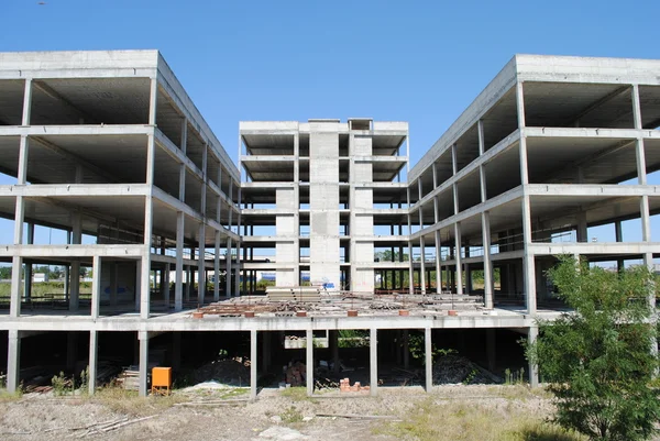 Stock image Building under construction, abandoned incomplete