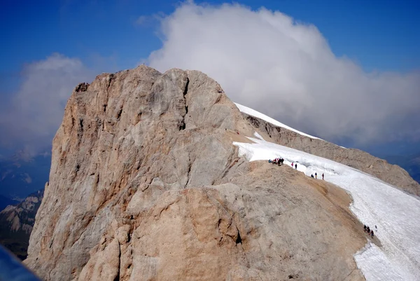 Paisaje de montaña, Alpes italianos llamados dolomiti — Foto de Stock