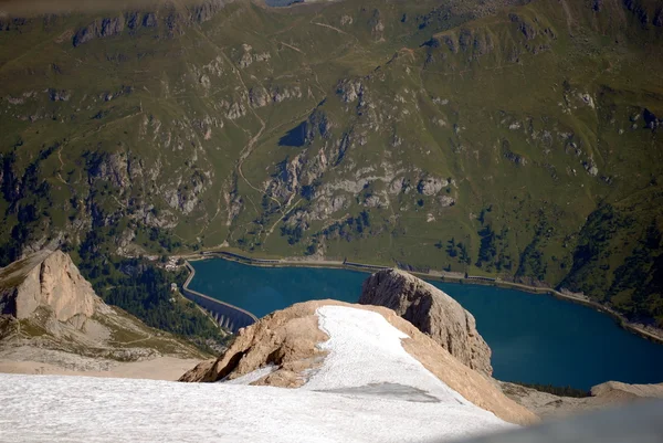 Paisagem montanhosa, alpes italianos chamados dolomiti — Fotografia de Stock