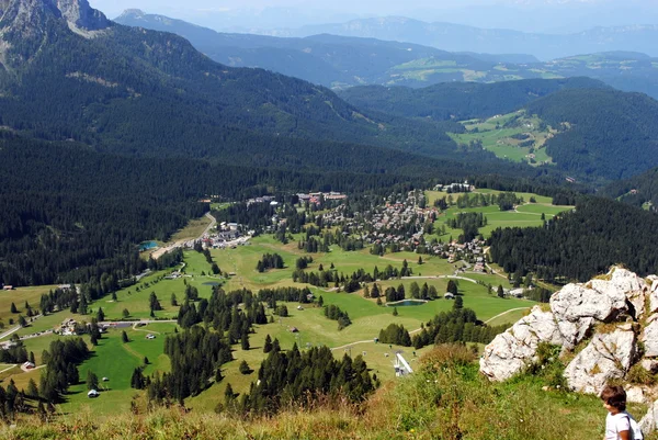 Horská krajina, Italské Alpy s názvem dolomiti — Stock fotografie