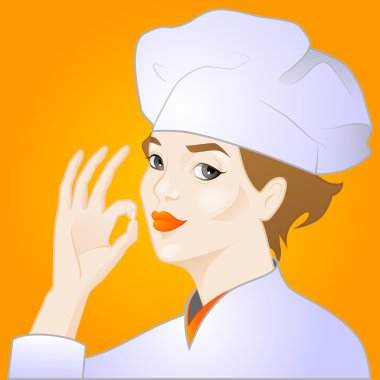 Woman-Chef clipart