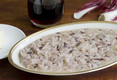 Risotto with radicchio