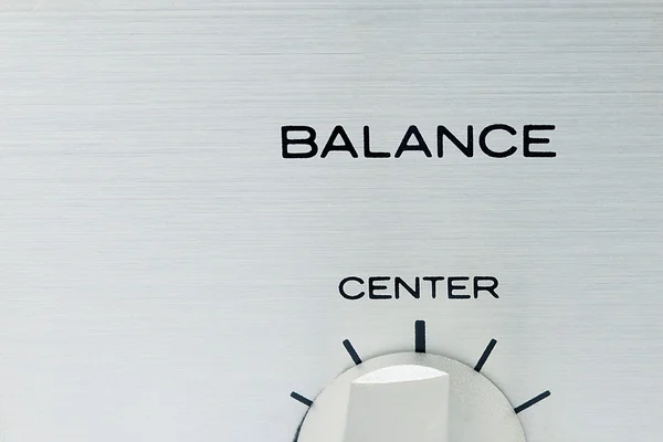 Botão de equilíbrio — Fotografia de Stock