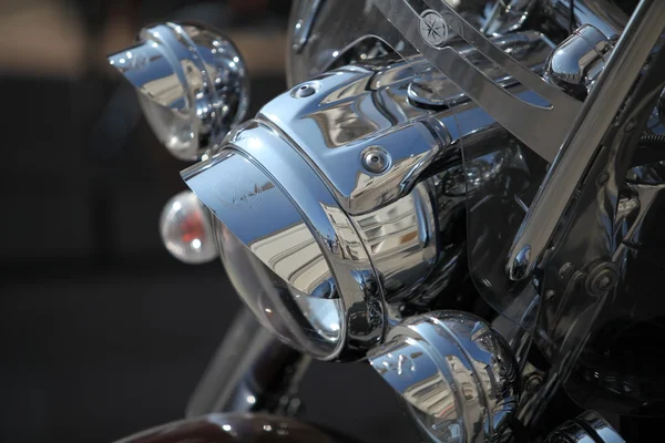 Motocykl reflektory — Zdjęcie stockowe