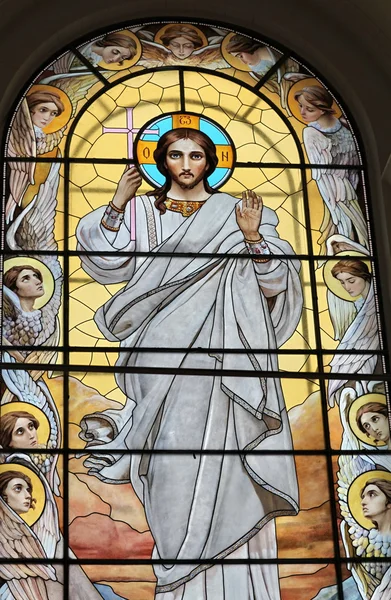 Jesus Kristus och änglarna — Stockfoto