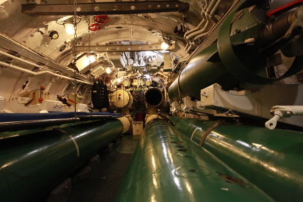 Submarino a bordo — Fotografia de Stock