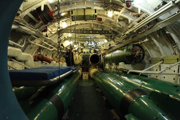 Submarino a bordo — Fotografia de Stock