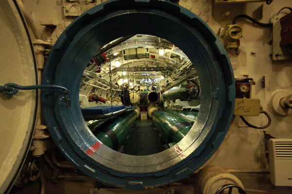 Aboard submarine