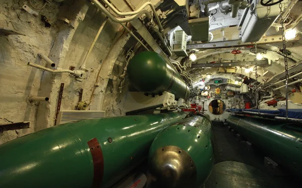 Submarino a bordo — Fotografia de Stock
