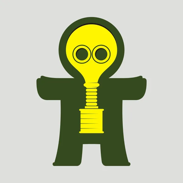 Homunculus. # 10 (gasmask) — Stock vektor