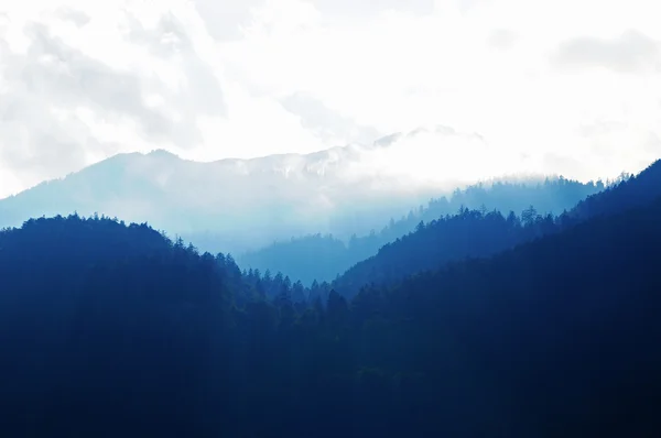 stock image Mountains at dawn