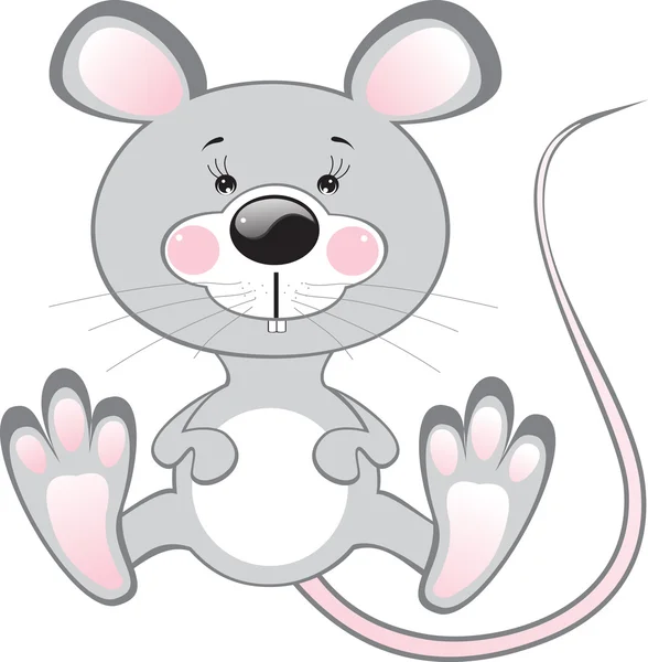Rat gris — Image vectorielle