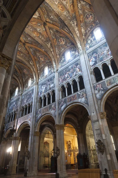 Duomo parma, interiér — Stock fotografie