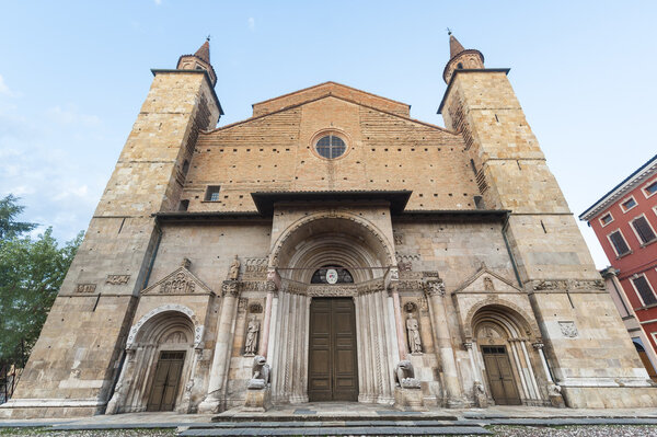 Cathedral of Fidenza (Parma, Emilia-Romagna, Italy), facade