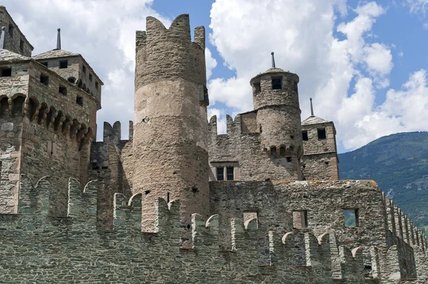 Castelo de Fenis — Fotografia de Stock
