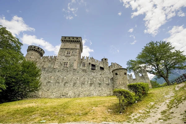 Castle of Fenis — Stock Photo, Image